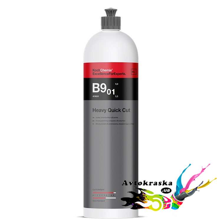 Полировальная паста Koch Chemie Heavy Quick Cut B9.01 1л - Полировальные пасты цена!